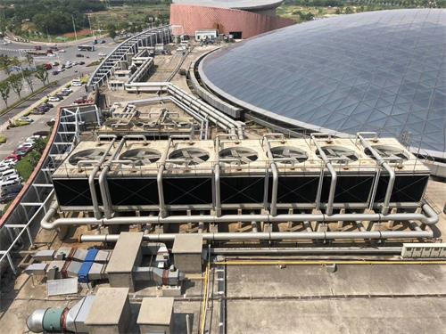 冷卻塔維修廠家講解橫流閉式冷卻塔_運行原理和特點是什么(溫州200噸閉